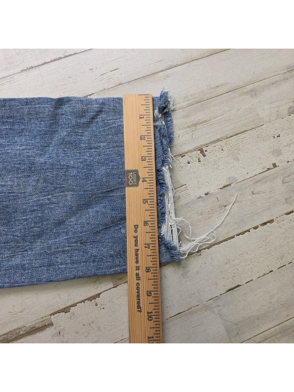BKE Parker HIgh Rise Cropped Straight Raw Hem Dual Button Women's 30x28 - Picture 9 of 10